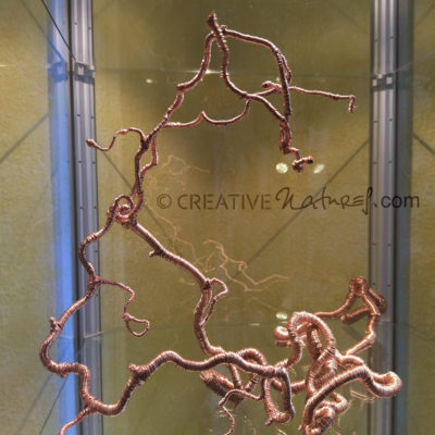 3D-Kupferlinie No. 3 Ansicht 4 Wildholz-Ast mit Kupferumwicklung