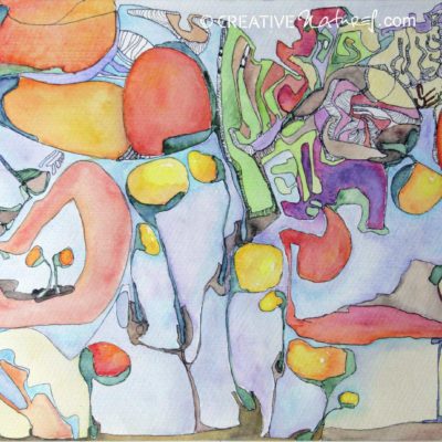 Sprout and Bloom, Aquarell 20 x 30 cm
